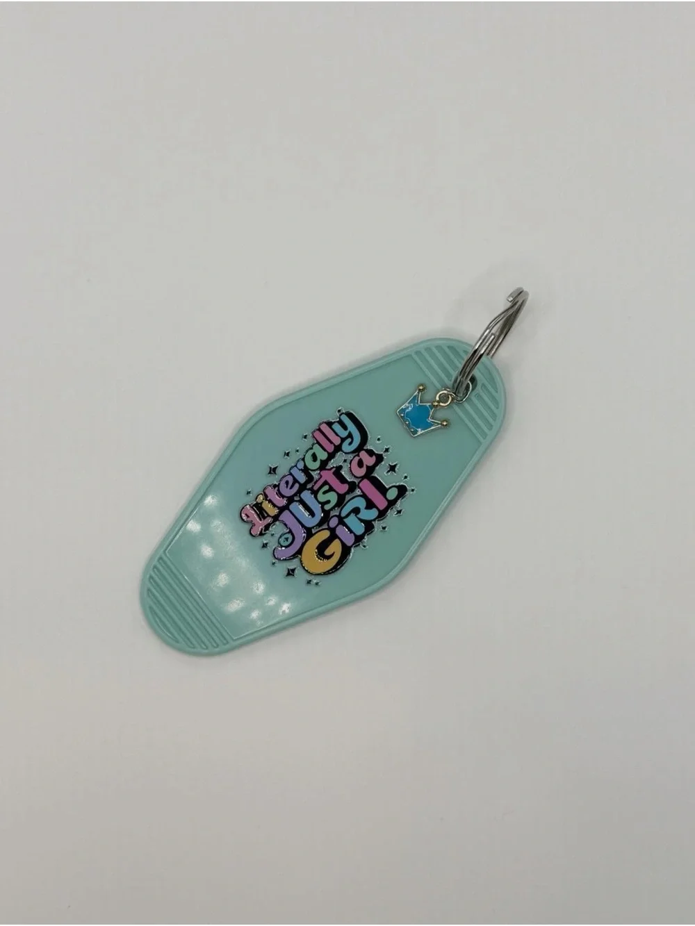 Literally Just a Girl Mint Keychain Hair Accessory